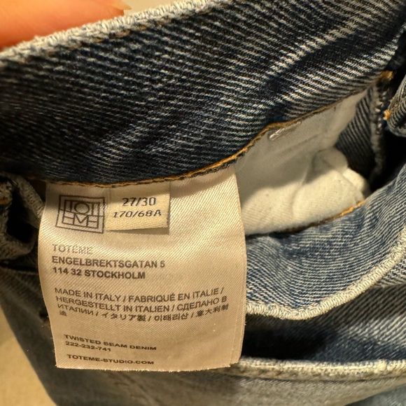 Toteme twisted seam jeans - Picture 6 of 15